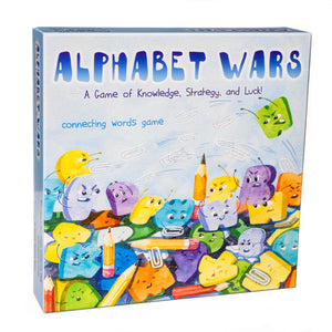 Alphabet Wars Game Board box